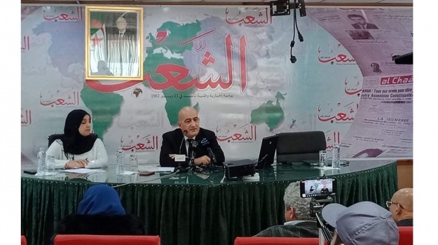 سي الهاشمي عصاد، الأمين العام للمحافظة السامية للأمازيغية  ضيف منتدى الشعب